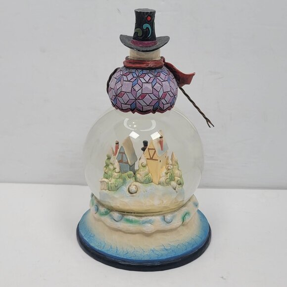 Jim Shore Heartwood Creek Frosty Days Warm Hearts Snowman S4017628 - Picture 2 of 6